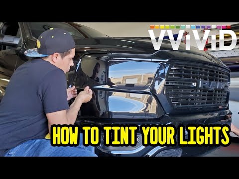 How To Tint Your Head Lights and Tail Lights With VVivid Premium Dark Tint