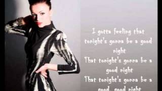 Cher Lloyd Ft Will.i.am - Where Is The Love/I Gotta Feeling (With Lyrics On Screen)