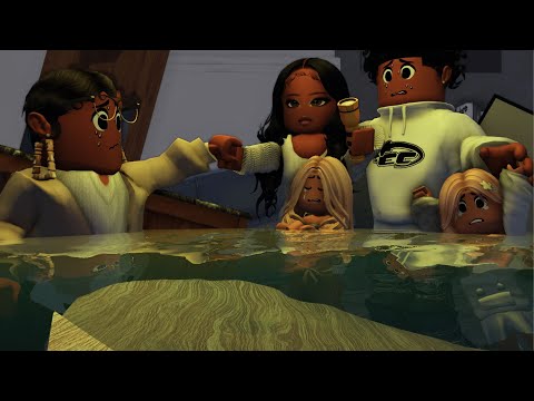 A HURRICANE FLOODED OUR HOUSE! *HOMELESS?!* Roblox Bloxburg Roleplay