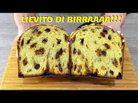Panettone con LIEVITO di BIRRA - Ricetta e Procedimento - Fatto in Casa
