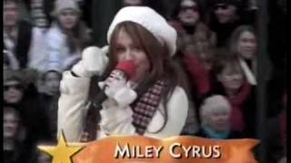 Miley Cyrus at the Macys Thanksgiving Day Parade