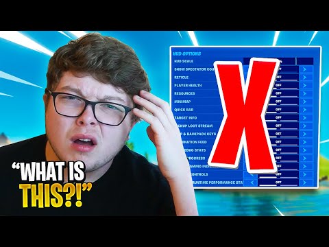 INSANE *NO HUD CHALLENGE* in Solo V.S. Squads (Fortnite Battle Royale)