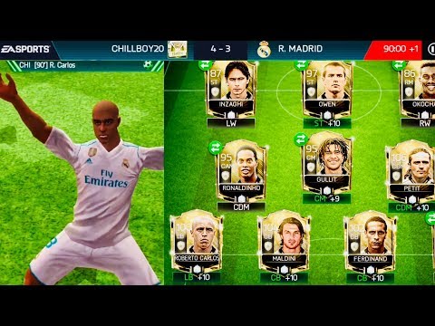 CLAIMING ROBERTO CARLOS ICON - All SBCs completed / Gameplay Review Icon 100 OVR fifa mobile Video