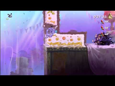 Rayman Legends (1080i HD) Walkthrough Part 86 - Lucha Libre Get Away - Invaded