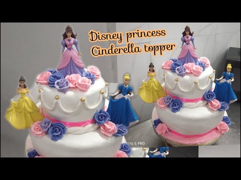 Amezing princess Cinderella topper | Ravikumar cakes