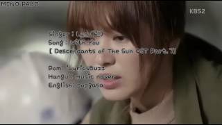 Download lagu OST.descendants of the sun - with you (lirik) mp3