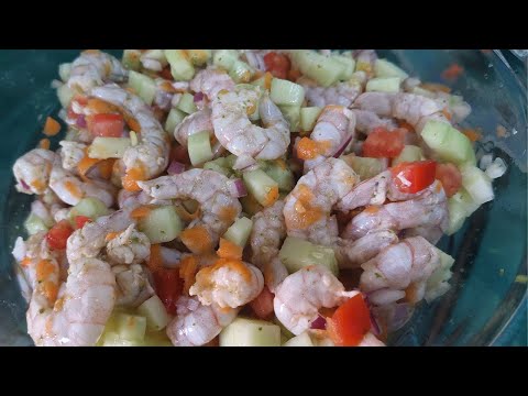 🦐🌿😋 Como hacer Ceviche de Camarón en el Rancho – Fácil, Rico y Estilo Nayarit