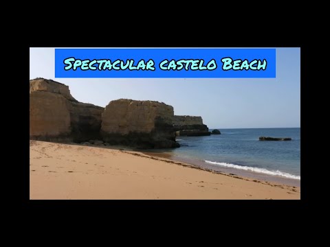 Castle Beach -  Praia do Castelo Espetacular. #Albufeira #Algarve #Portugal #Europa #Europe🏖️😘❤️🇵🇹