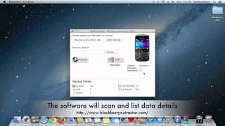 Blackberry Extractor - extract and recover blackberry data