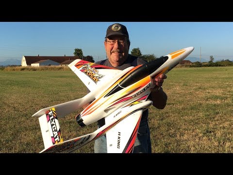 Wild Bill’s Maiden Flight Attempt Off Grass With H-King Flycat 70mm EDF Jet