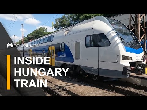 Inside of A High-Speed MAV Train KISS EMU | Hungary Trains | Rail Ninja Review
