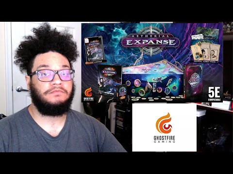 Aetherial Expanse: Setting Guide - 5e Kickstarter Promo by @GhostfireGaming with Mocha Bear