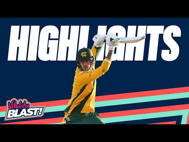 Alex Hales Scores Unbeaten 65 | Durham v Notts Outlaws – Highlights | Vitality Blast 2023