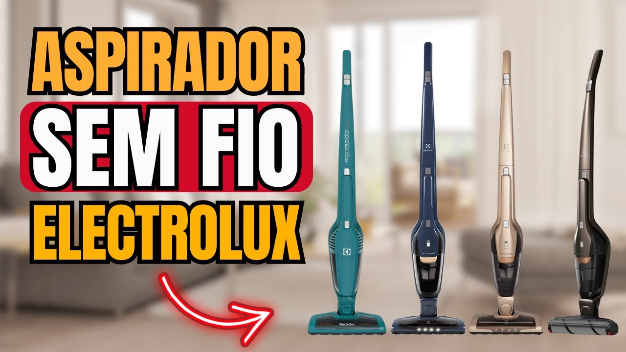 Qual o MELHOR Aspirador de Pó Sem Fio ERGORAPIDO? [Aspirador SEM FIO Electrolux]