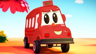 Wheels on the Bus Song + More Vehicles Videos for Kids