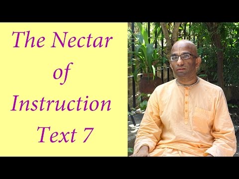 Bhakti Shastri (037) - The Nectar of Instruction Text 7