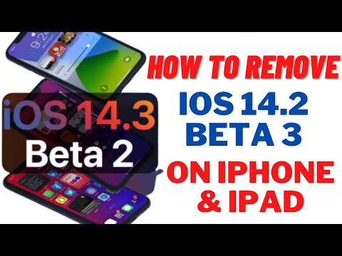 How To Remove ! iOS 14.3 Beta 2 On iPhone & iPad