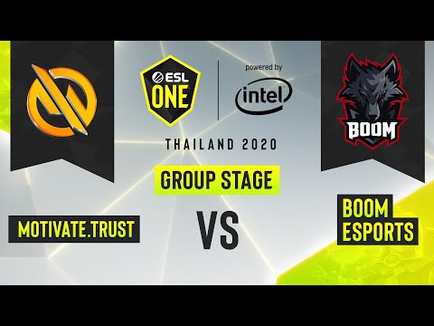 Dota2 - BOOM vs. Motivate.Trust Gaming - Game 2 - ESL One Thailand 2020 - Group Stage - AS