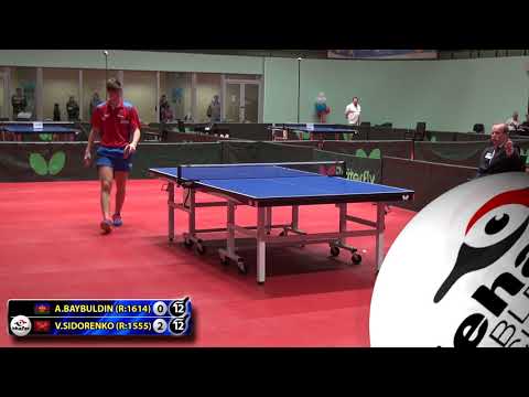 BAYBULDIN - SIDORENKO #RUSSIAN #Championships #tabletennis #настольныйтеннис