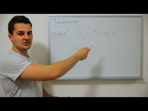 Junktoren: nicht, und, oder (Negation, Konjunktion, Disjunktion)