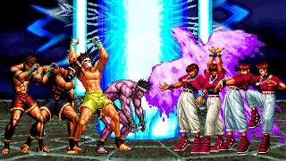Download lagu [KOF Mugen] Joe Higashi Team vs Chris Team mp3
