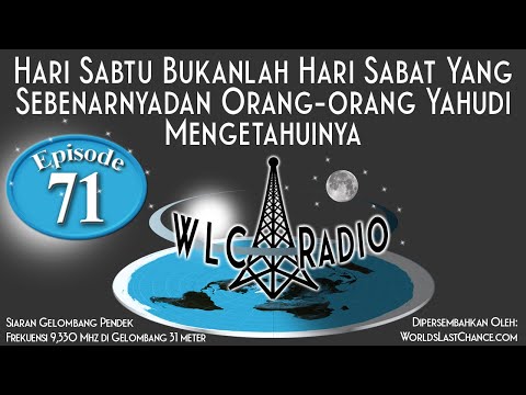Hari Sabtu Bukanlah Hari Sabat Yang Sebenarnya dan Orang-orang Yahudi Mengetahuinya
