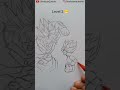 Which Level is your Favourite😉? - Drawing Goku vs Broly 🔥