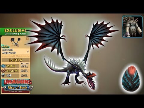 Liberated Whip-Wreck (Drago's Bewilderbeast Collection) Max Level 134 | Dragons: Rise of Berk