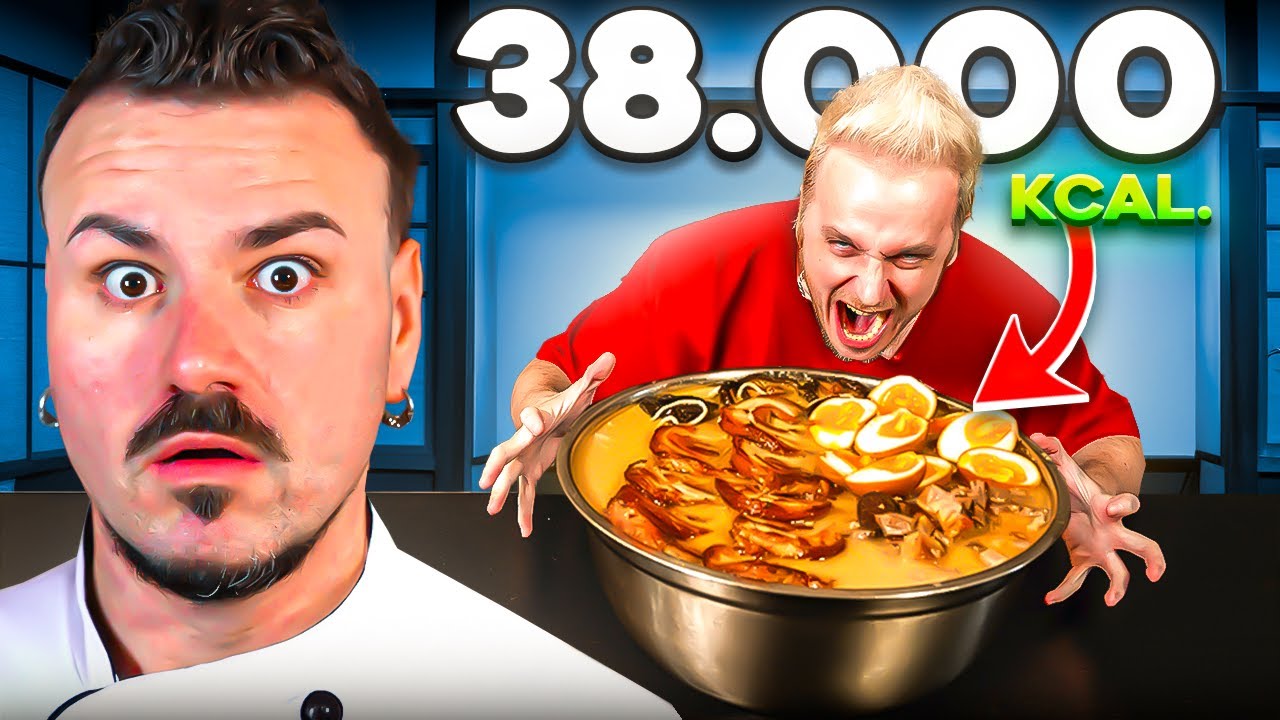 COOKING for the MAN WHO EATS THE MOST IN EUROPE all day