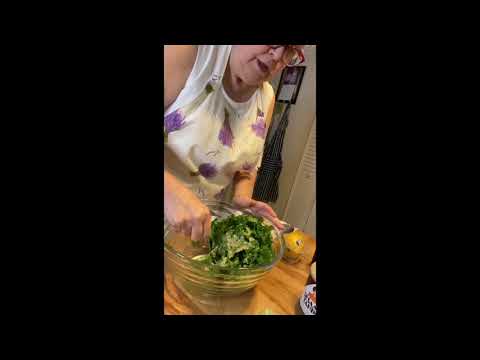 Massaged Kale Salad by Lauren Kingsland