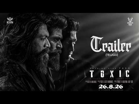 Toxic Official Telugu Trailer | Rocking Star Yash | Geetu Mohandas | KVN | Monster Mind Creations