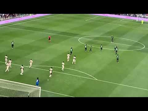 La reazione del curva sud al gol di Franck Kessie contro il Sassuolo