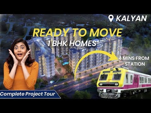 Ready To Move Flats In Kalyan West | Konark Solitaire | 1 BHK | New Projects In Kalyan Ready To Move