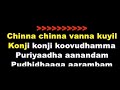Chinna Chinna Vanna Kuyil Tamil Karaoke with lyrics | Chinna Chinna Vanna Kuyil karaoke Mouna Raagam