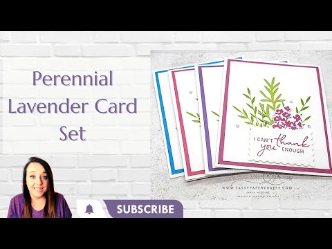 Perennial Lavender Card Set