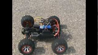 preview picture of video 'Big Block Mini Revo speed test oh yeh and wrecks.'
