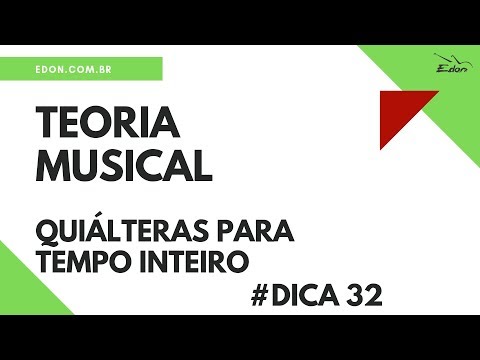 Quiáltera para Tempo Inteiro- Teoria Musical- CursosEDON