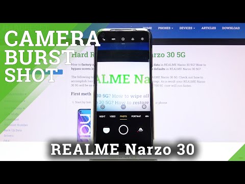How to Take Burst Shot on REALME Narzo 30 5G - Make Burst Shot