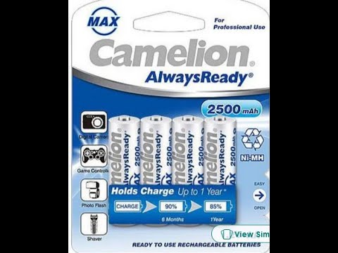 Camelion Nh-Aa2500HPBp4 Battery