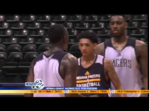 Jerian Grant works out for Indiana Pacers