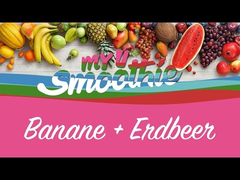 mysmoothie Rezept #1 – Banane-Erdbeer-Smoothie