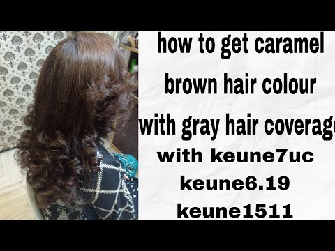 how to dye light brown hair colour on white hairs