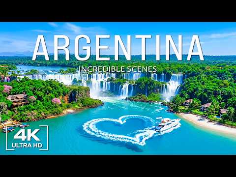 [4K] Argentina 🇦🇷 Incredible Patagonia, Buenos Aires & Iguazu Falls Landscapes