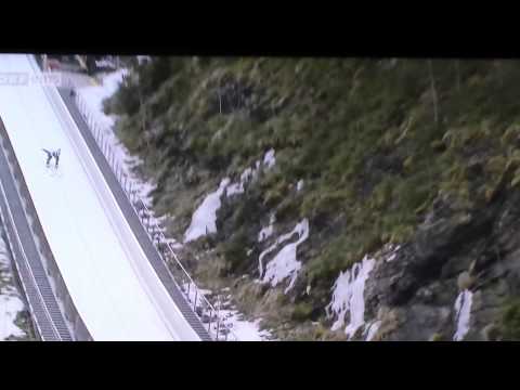10.1.14 Skispringen Kulm Thomas Morgenstern Sturz / Crash