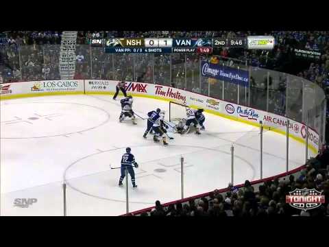 Nashville Predators at Vancouver Canucks   01\23\2014