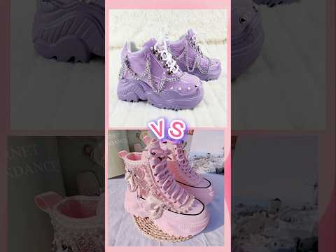 Pink or purple? 🌷🔮 #vs #pink #purple #shorts