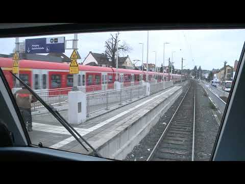 🇩🇪 Führerstandsmitfahrt S-Bahn Rhein Main - S1 - Ober Roden nach Wiesbaden