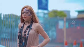 Transparent dress street fashion show | Model styling