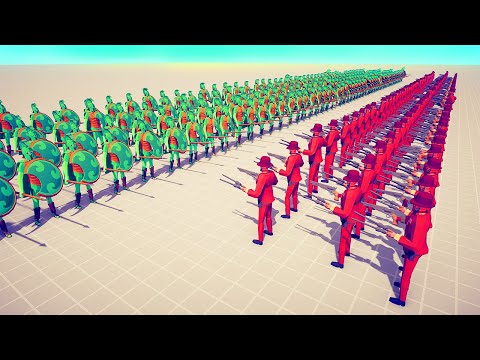 50x GUNSLINGER vs 50x MELEE UNIT | TABS - Totally Accurate Battle Simulator