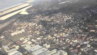 preview picture of video 'Landing at Cologne Bonn Airport, Germany - 10th December, 2012'